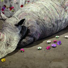 Скульптуры животных из макулатуры скульптора Чи Хитоцуямы