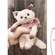 Котик-примитив с выкройкой