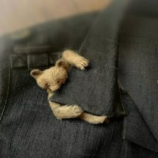 Брошь мишка, автор Татьяна Савёлова