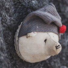 Выкройка броши "Полярный мишка" от Натальи Сурановой