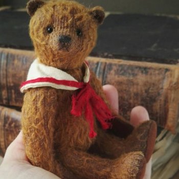 Мишка тедди Элли с выкройкой, автор Татьяна Звягина