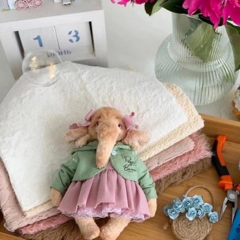 Тедди слон с выкройкой , автор Натали Перевалова