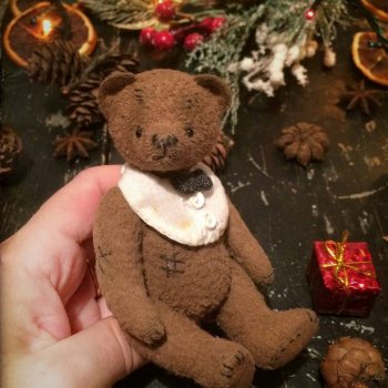 Мишка тедди, автор выкройки Анжелика Йоффе