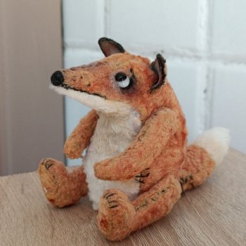 Лисенок с выкройкой от SweetBella teddy