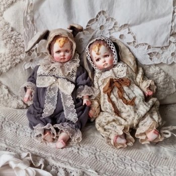 Тедди долл с выкрйокой от Марины Комадей