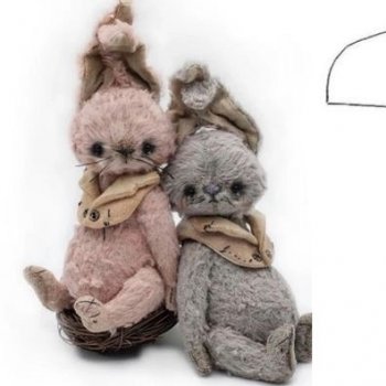 Сказочные кролики Оли Потаповой с выкройкой