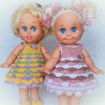 Вязаная одежда для кукол Galoob Baby Face