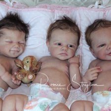 Силиконовые малышки скульптора Romie Strydom: Brielle, Brynlea and Mckayla