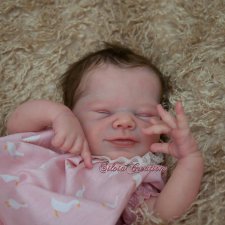 Малышка реборн из молда Joy от Silvia Ezquerra, скульптор Adrie Stoete