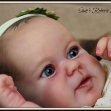 Малышка реборн из молда Kenai, скульптор Ina Volprich. Детская Sam's Reborn Nursery