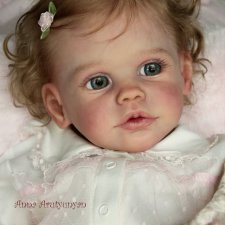 Куколка реборн Анны Арутюнян из молда Maxi by Sigrid Bock