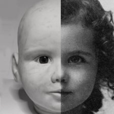 Вивьен Ли - маленькая вечность, молд куклы реборн от скульптора Ольги Ченской