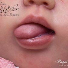 Малышка реборн Towa от мастера Paqui Galan, скульптор AK Kitagawa