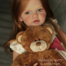 Куколка реборн из нового молда Betty от Анны Арутюнян, скульптор Natali Blick