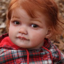 Малыш Tristan, скульптор Jannie De Lang, мастер LaDonna Briggs