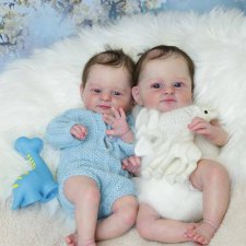 Малыши реборн Mary and Marc, скульптор Olga Auer, мастер Елена Киприянова