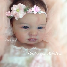 Adalyn скульптора Aleina Peterson для Bountiful Baby, автор прототипа Linda Hill