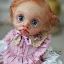 Tinky из волшебного королевства эльфов скульптора Cindy Musgrove, автор прототипа Светлана Гундарина