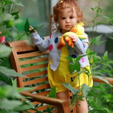 Кукла реборн из молда Linh скульптора Sigrid Bock