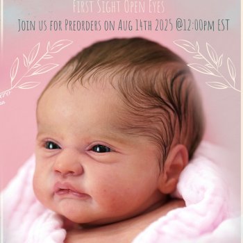 Gracie Mae open eye скульптора Laura Lee Eagles, автор прототипа Jessica Casquero