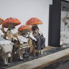 Удивительные мухоморчики от китайского автора Yinyue Duzii