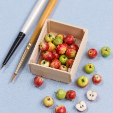 Миниатюрные яблочки от Stéphanie Kilgast. МК