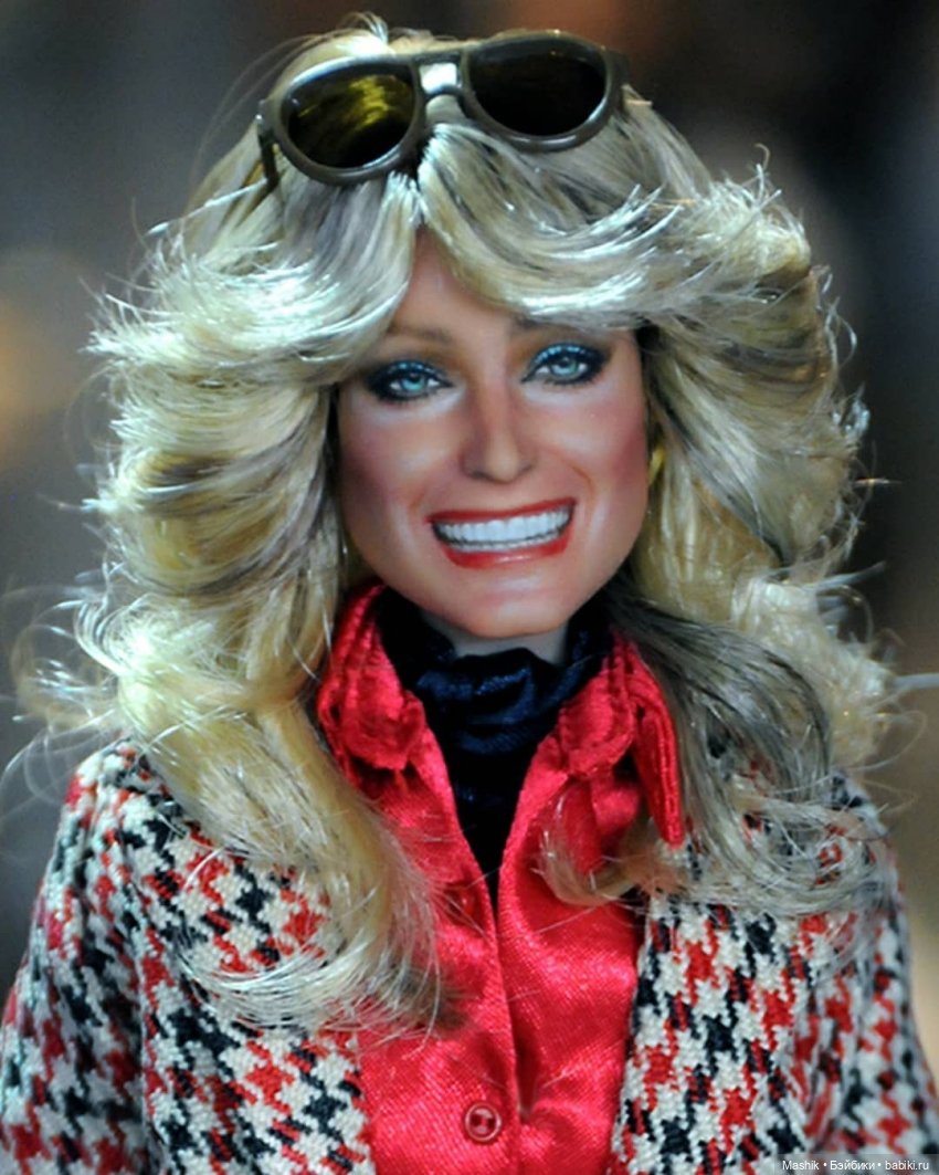 Портретный OOAK куклы Mattel Black Label Farrah doll, автор Noel Cruz (фото 3)