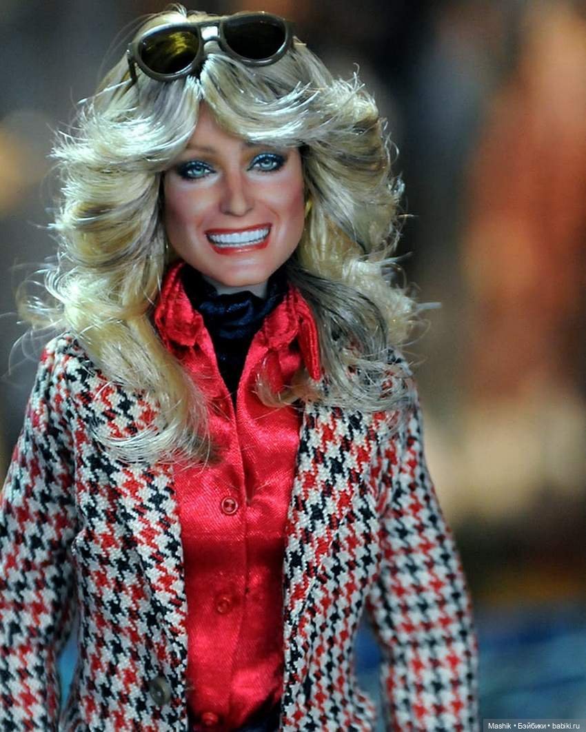 Портретный OOAK куклы Mattel Black Label Farrah doll, автор Noel Cruz (фото 5)