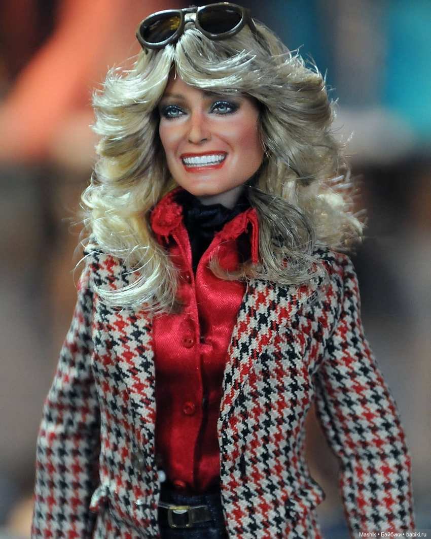 Портретный OOAK куклы Mattel Black Label Farrah doll, автор Noel Cruz (фото 2)