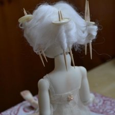 Масштабные кудри для маленькой куклы