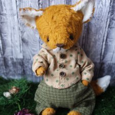 Выкройка лисёнка Матвейки, автор игрушки Ирина Труничева