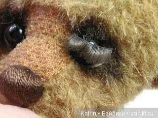 Веки и реснички для мишек тедди. Мастер-класс по авторской игрушке | Бэйбики Веки и реснички для мишек тедди. Мастер-класс по авторской игрушке (фото 7)