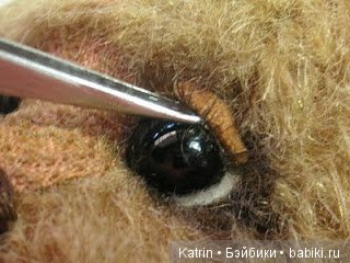 Веки и реснички для мишек тедди. Мастер-класс по авторской игрушке | Бэйбики Веки и реснички для мишек тедди. Мастер-класс по авторской игрушке