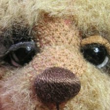 Веки и реснички для мишек тедди. Мастер-класс по авторской игрушке