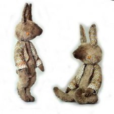 Зайчик с выкройкой, автор Бусыгина Светлана