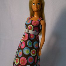 Выкройка платья для Барби