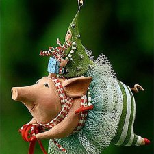 Авторские елочные игрушки Патиенс Брюстер