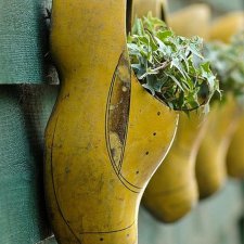 Оригинальные цветочные горшочки