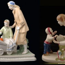 Теплые фарфоровые статуэтки Нины Малышевой