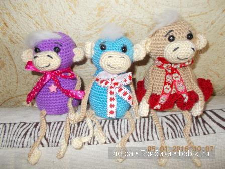 Зима прошла недаром. Игрушки вязанные крючком (фото 3)
