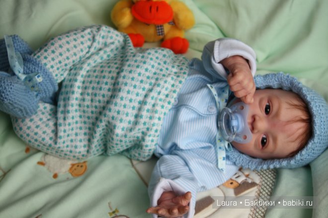 Маленький малыш реборн Ромочка
