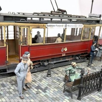 1/35 Диорама "Трамвай": автор Артёма Саркисова