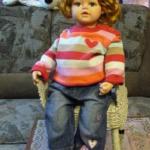 Кресло для кукол своими руками - из газетных трубочек