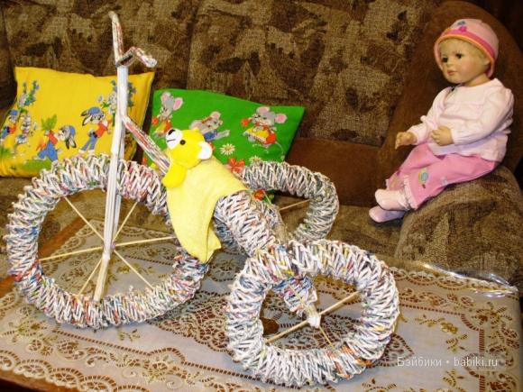 Lewas Бумагу пустим в дело. Велосипед для кукол своими руками!