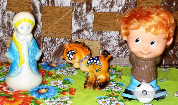 Мы подарка ждать устали — Игрушки СССР и советского детства: резиновые (фото 4)