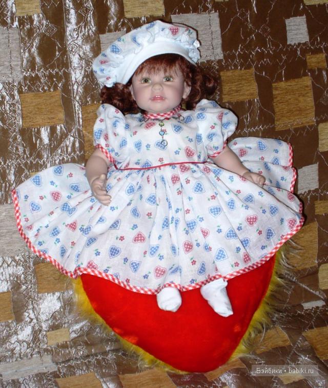 "Сердечное платье" — Одежда и обувь для кукол своими руками: фото (фото 4)