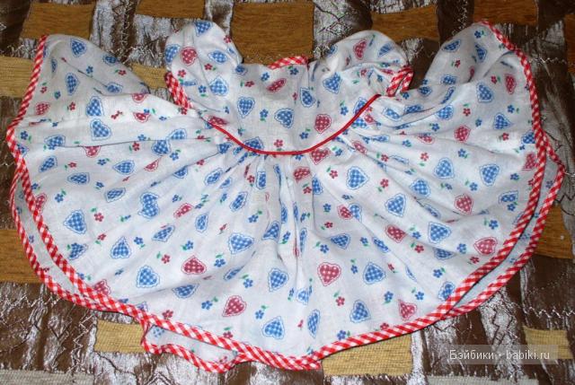 "Сердечное платье" — Одежда и обувь для кукол своими руками: фото