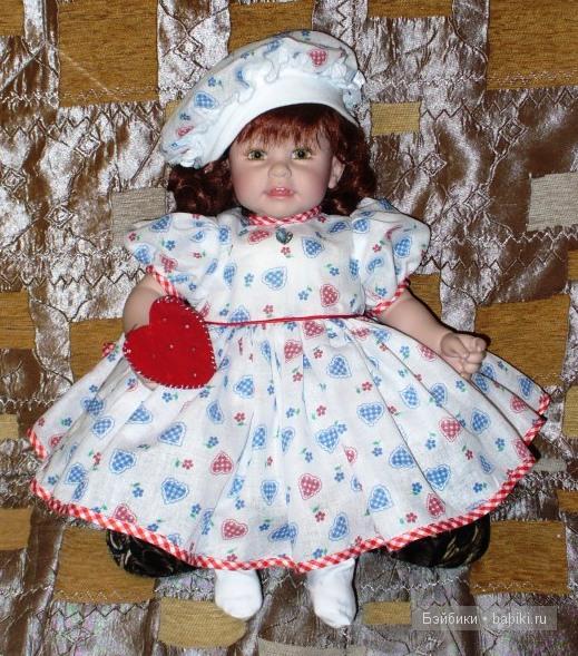 "Сердечное платье" — Одежда и обувь для кукол своими руками: фото (фото 6)
