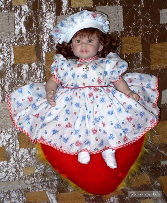 "Сердечное платье" — Одежда и обувь для кукол своими руками: фото (фото 7)