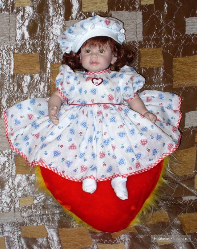 "Сердечное платье" — Одежда и обувь для кукол своими руками: фото (фото 8)